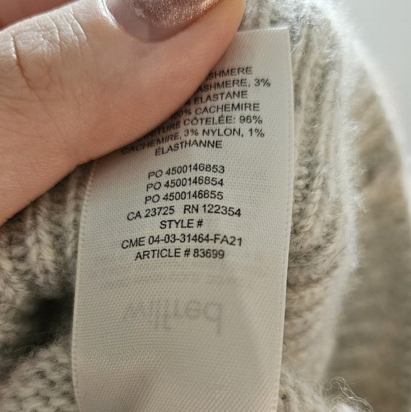 Aritzia Wilfred Cashmere Sweater Sz L - Picture 9 of 9